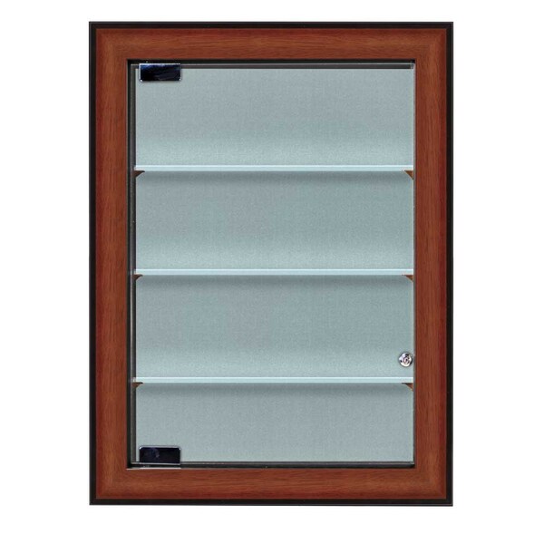 Indoor Enclosed Combo Board, 72"x36", Bronze Frame/Green & Cork